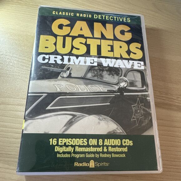 Gang Busters: Crime Wave (Old Time Radio) (Classic Radio Detectives)16 ep 8 cd - Picture 1 of 4